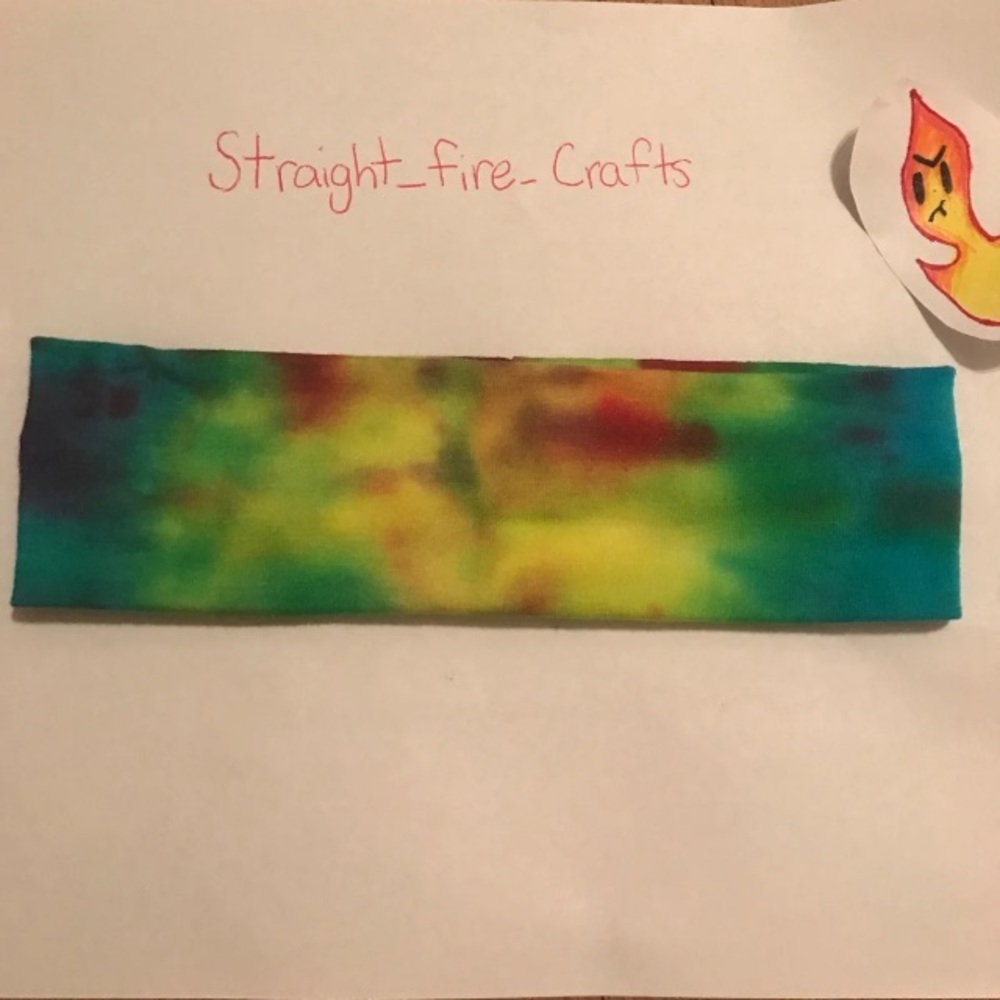 Tie dye headband
